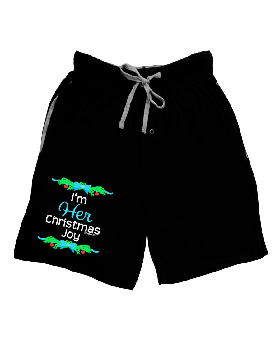 Her Christmas Joy Matching His & Hers Relaxed Adult Lounge Shorts-Lounge Shorts-TooLoud-Black-Small-Davson Sales