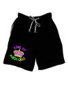 King Of Mardi Gras Adult Lounge Shorts-Lounge Shorts-TooLoud-Black-Small-Davson Sales