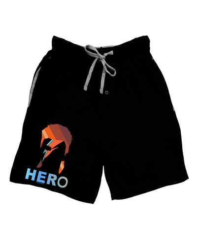 Hero of the Weirdos Relaxed Fit Adult Lounge Shorts by-Lounge Shorts-TooLoud-Black-Small-Davson Sales