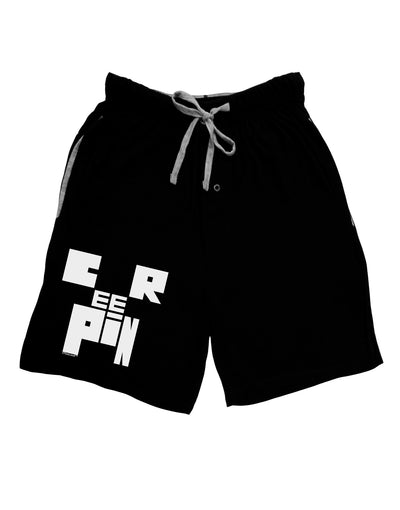 Creepin Adult Lounge Shorts-Lounge Shorts-TooLoud-Black-Small-Davson Sales