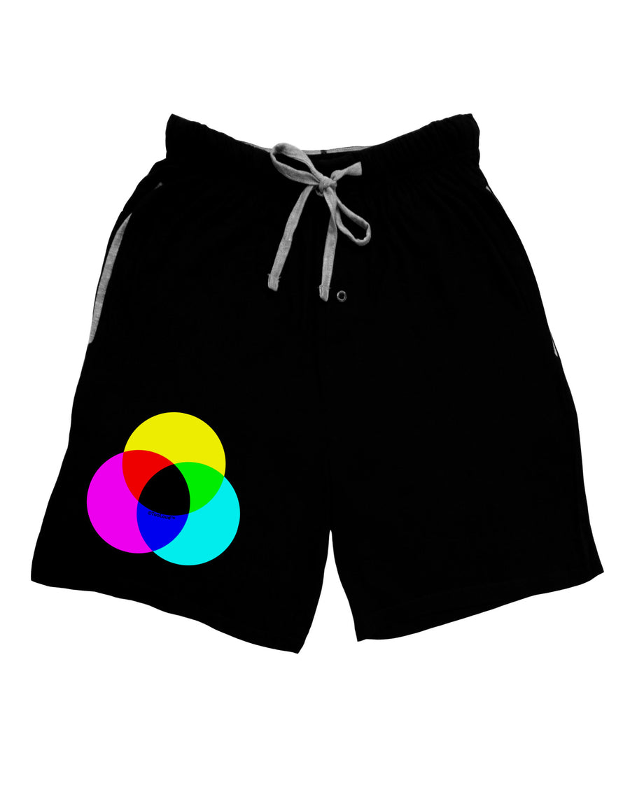 CMYK Color Model Adult Lounge Shorts by TooLoud-Lounge Shorts-TooLoud-Red-Small-Davson Sales