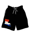 New Orleans Louisiana Flag Adult Lounge Shorts-Lounge Shorts-TooLoud-Black-Small-Davson Sales