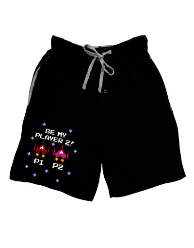 Be My Player 2 Adult Lounge Shorts-Lounge Shorts-TooLoud-Black-Small-Davson Sales