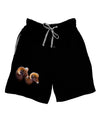 TooLoud Two Majestic Bighorn Rams Adult Lounge Shorts-Lounge Shorts-TooLoud-Black-Small-Davson Sales