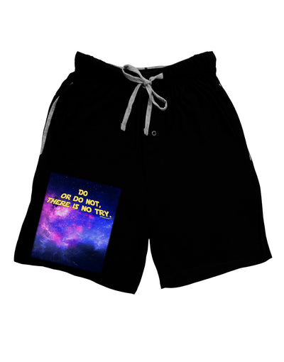Do or Do Not Adult Lounge Shorts-Lounge Shorts-TooLoud-Black-Small-Davson Sales