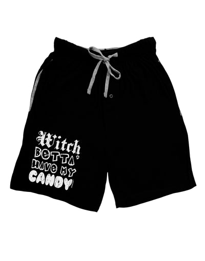 Witch Betta Have - Distressed Adult Lounge Shorts-Lounge Shorts-TooLoud-Black-Small-Davson Sales