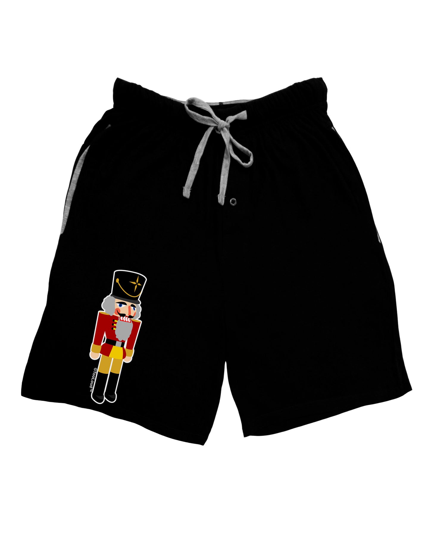 Festive Nutcracker - No Text Adult Lounge Shorts by-Lounge Shorts-TooLoud-Black-Small-Davson Sales