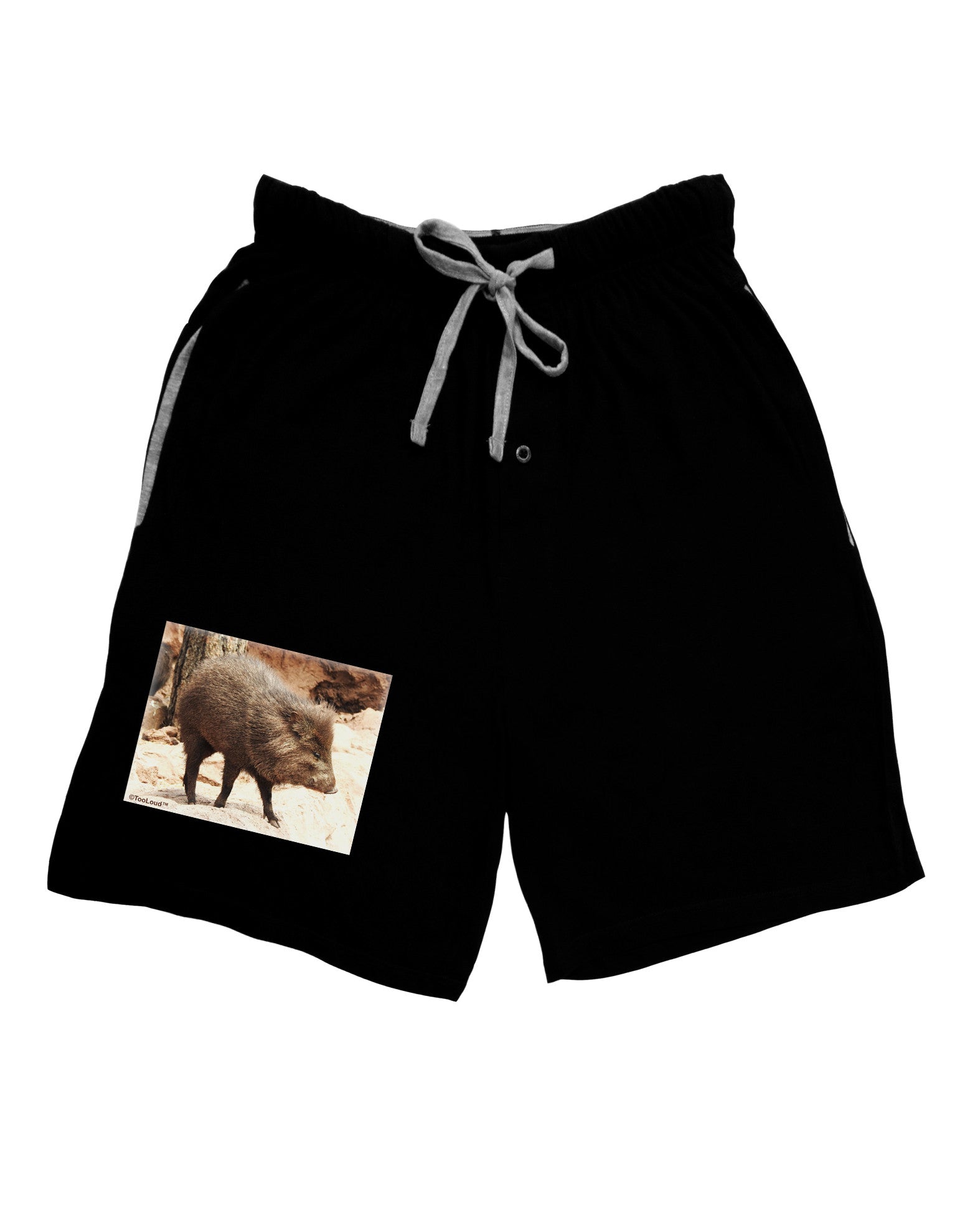 Little Javelina Adult Lounge Shorts-Lounge Shorts-TooLoud-Black-Small-Davson Sales