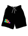 I Heart My Girlfriend - Rainbow Adult Lounge Shorts-Lounge Shorts-TooLoud-Black-Small-Davson Sales