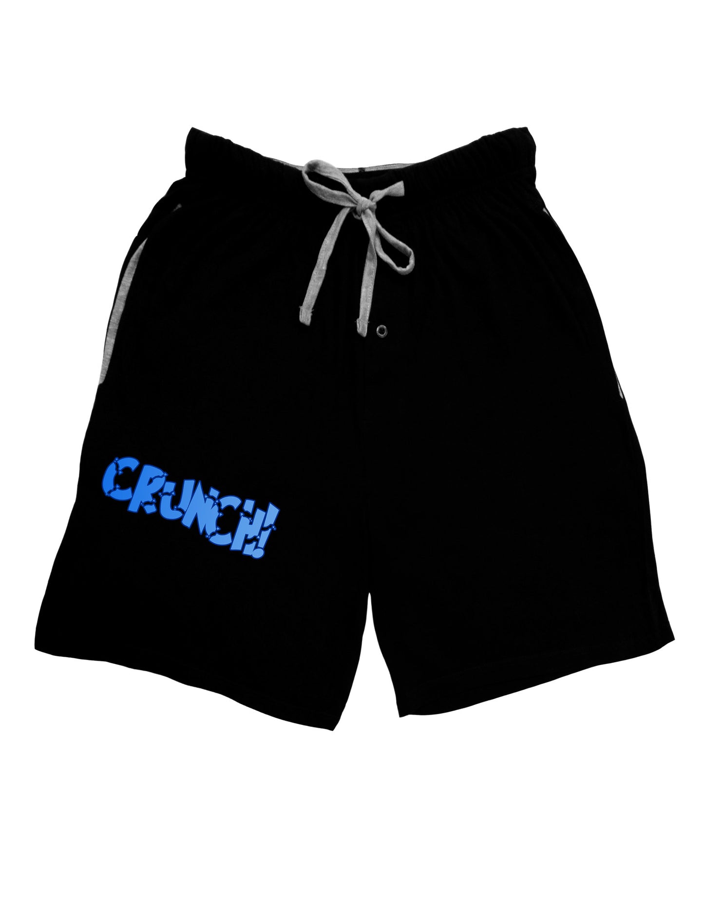 Onomatopoeia CRUNCH Adult Lounge Shorts-Lounge Shorts-TooLoud-Black-Small-Davson Sales