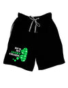 He's My Lucky Charm - Left Adult Lounge Shorts-Lounge Shorts-TooLoud-Black-Small-Davson Sales