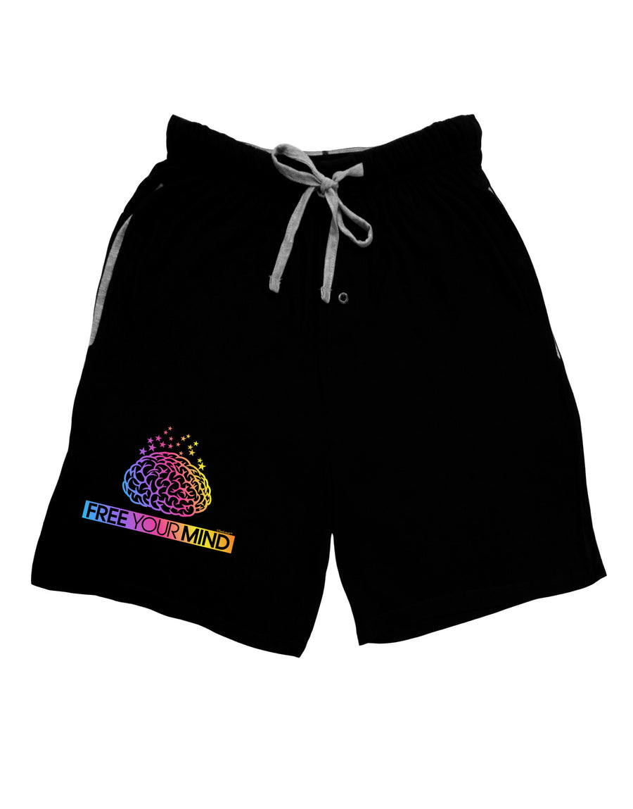 Free Your Mind Adult Lounge Shorts-Lounge Shorts-TooLoud-Red-Small-Davson Sales