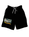 Colorado Mountain Scene Photo Adult Lounge Shorts-Lounge Shorts-TooLoud-Black-Small-Davson Sales