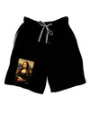 Mona Painting Adult Lounge Shorts-Lounge Shorts-TooLoud-Black-Small-Davson Sales