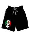 Mexican Flag Extraterrestrial Adult Lounge Shorts-Lounge Shorts-TooLoud-Black-Small-Davson Sales