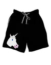 Fanciful Unicorn Adult Lounge Shorts-Lounge Shorts-TooLoud-Black-Small-Davson Sales