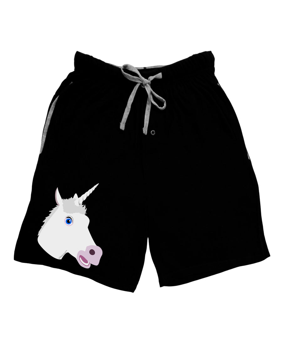 Fanciful Unicorn Adult Lounge Shorts-Lounge Shorts-TooLoud-Red-Small-Davson Sales