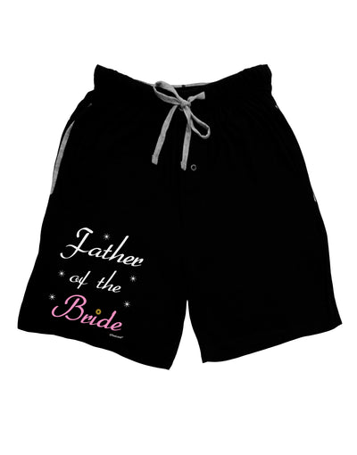 Father of the Bride wedding Adult Lounge Shorts by TooLoud-Lounge Shorts-TooLoud-Black-Small-Davson Sales