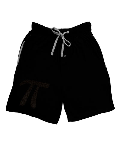 Pi Symbol Glitter - Black Adult Lounge Shorts - Red or Black by TooLoud-Lounge Shorts-TooLoud-Black-Small-Davson Sales