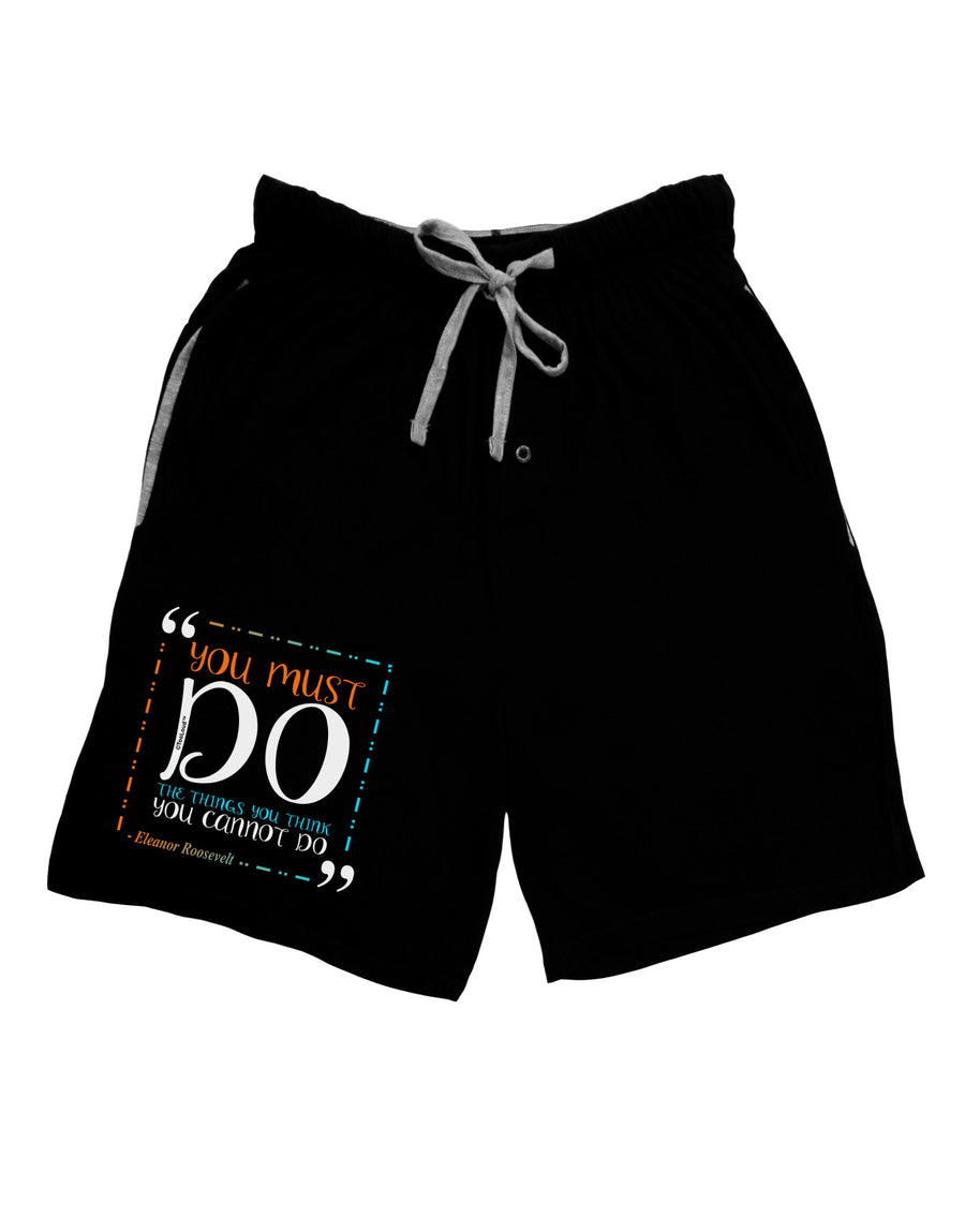 TooLoud You Must Eleanor R Adult Lounge Shorts-Lounge Shorts-TooLoud-Red-Small-Davson Sales