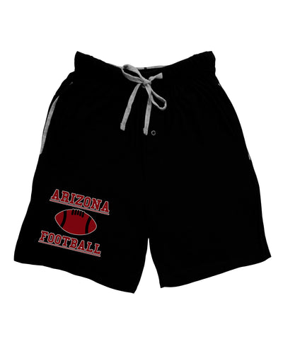Arizona Football Adult Lounge Shorts by TooLoud-Lounge Shorts-TooLoud-Black-Small-Davson Sales
