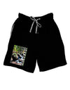 Rockies River with Text Adult Lounge Shorts-Lounge Shorts-TooLoud-Black-Small-Davson Sales