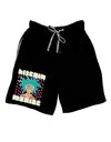 Bitcoin Maniac Crypto Dark Adult Lounge Shorts-Lounge Shorts-TooLoud-Black-Small-Davson Sales