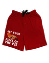 Get Your Piece Adult Lounge Shorts-Lounge Shorts-TooLoud-Red-Small-Davson Sales