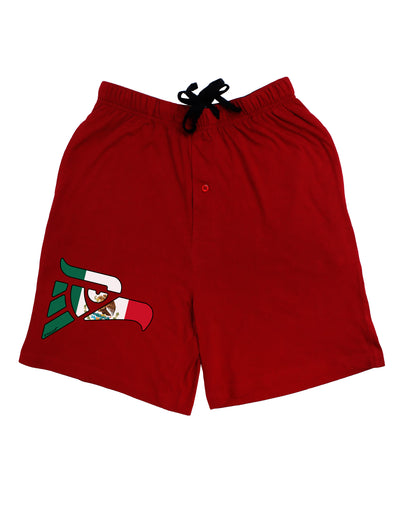 Hecho en Mexico Eagle Symbol - Mexican Flag Adult Lounge Shorts by TooLoud-Lounge Shorts-TooLoud-Black-Small-Davson Sales