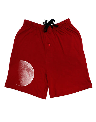 Moon Shadow Adult Lounge Shorts-Lounge Shorts-TooLoud-Red-Small-Davson Sales