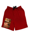 Mt Shavano Colorado Text Adult Lounge Shorts-Lounge Shorts-TooLoud-Red-Small-Davson Sales