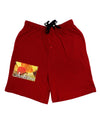 Colorado - Autumn Text Relaxed Adult Lounge Shorts-Lounge Shorts-TooLoud-Red-Small-Davson Sales