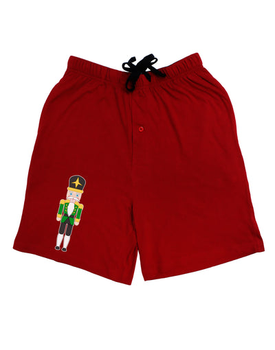 Nutcracker Design - Green Gold Black Adult Lounge Shorts - Red or Black-Lounge Shorts-TooLoud-Red-Small-Davson Sales