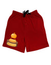 BBQ Champ - Golden Grill Trophy Adult Lounge Shorts - Red or Black by TooLoud-Lounge Shorts-TooLoud-Black-Small-Davson Sales