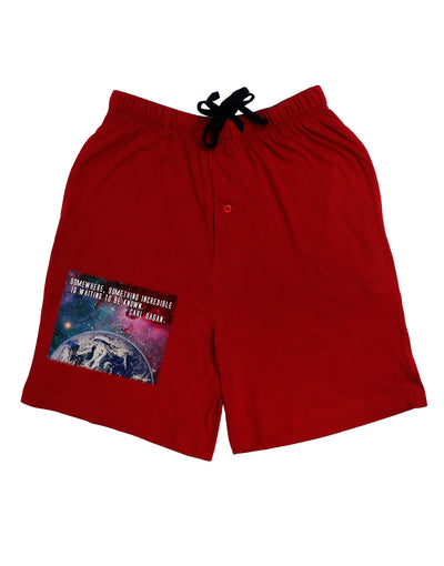 Something Incredible Adult Lounge Shorts-Lounge Shorts-TooLoud-Red-Small-Davson Sales