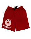 Doughnut - Doughnut Take Me Lightly Adult Lounge Shorts - Red or Black by TooLoud-Lounge Shorts-TooLoud-Black-Small-Davson Sales