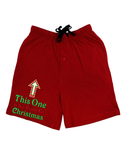 This One Is Not Ready For Christmas Adult Lounge Shorts - Red or Black-Lounge Shorts-TooLoud-Red-Small-Davson Sales