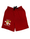 Owl Orange Text Adult Lounge Shorts-Lounge Shorts-TooLoud-Red-Small-Davson Sales