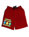 Easter Egg Hunt Champion - Blue and Green Adult Lounge Shorts - Red or Black by TooLoud-Lounge Shorts-TooLoud-Black-Small-Davson Sales