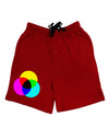 CMYK Color Model Adult Lounge Shorts by TooLoud-Lounge Shorts-TooLoud-Red-Small-Davson Sales