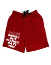 Ghouls Just Wanna Have Fun Dark Adult Lounge Shorts-Lounge Shorts-TooLoud-Red-Small-Davson Sales