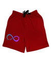 Painted Infinity Adult Lounge Shorts-Lounge Shorts-TooLoud-Red-Small-Davson Sales