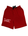 Love Of My Life - Mom Adult Lounge Shorts-Lounge Shorts-TooLoud-Red-Small-Davson Sales