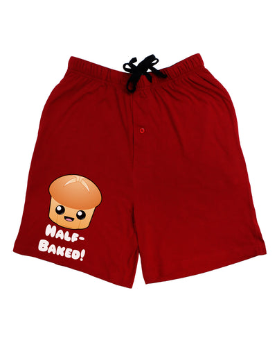 Half Baked Cute Roll Adult Lounge Shorts-Lounge Shorts-TooLoud-Red-Small-Davson Sales