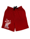 TooLoud To infinity and beyond Dark Adult Lounge Shorts-Lounge Shorts-TooLoud-Red-Small-Davson Sales