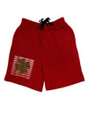 All Green Everything Clover Adult Lounge Shorts-Lounge Shorts-TooLoud-Red-Small-Davson Sales