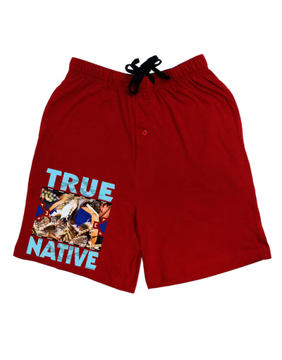 True Native American Adult Lounge Shorts-Lounge Shorts-TooLoud-Red-Small-Davson Sales