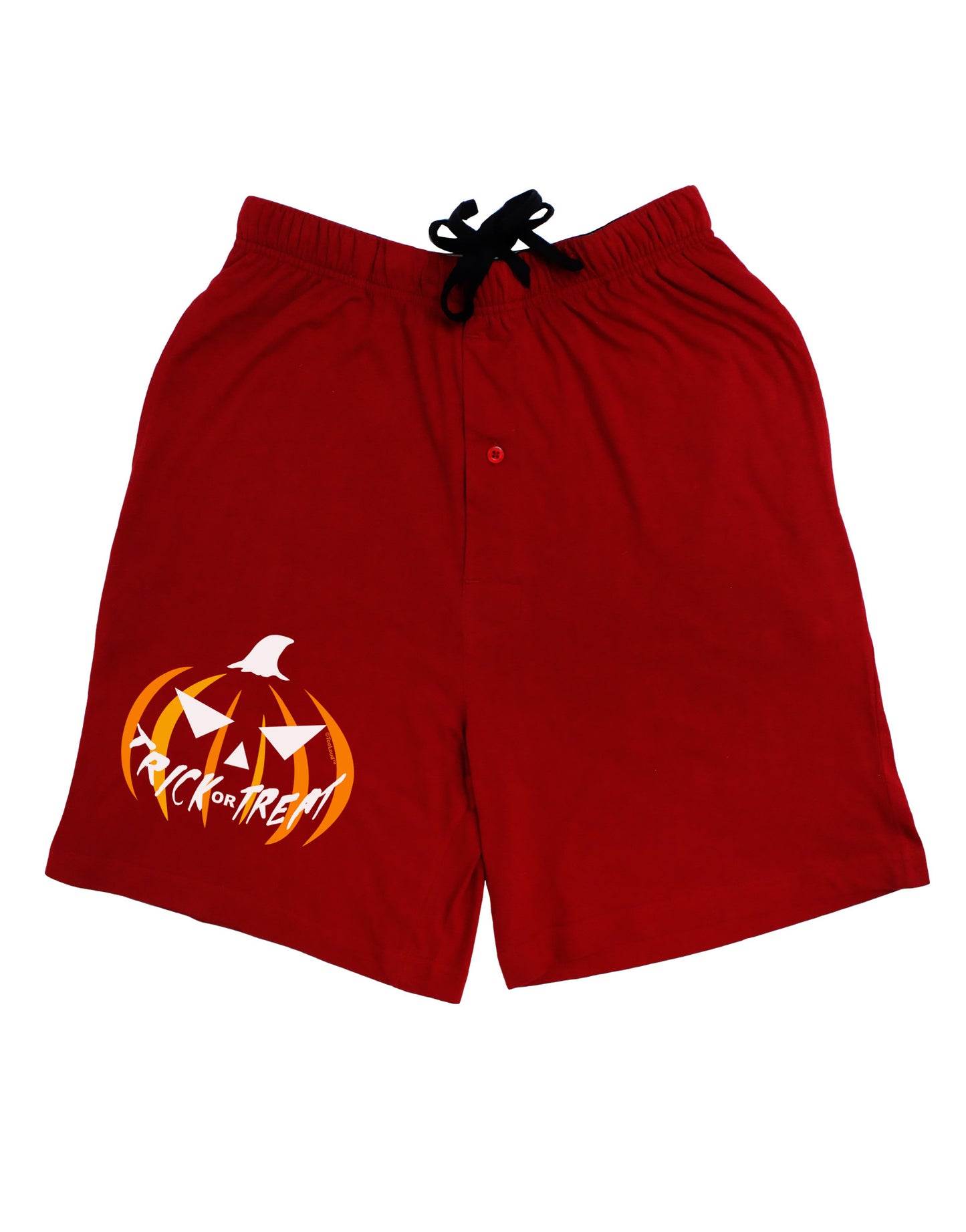 Trick or Treat Jack Adult Lounge Shorts-Lounge Shorts-TooLoud-Red-Small-Davson Sales