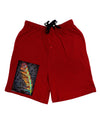 Rainbow Feather Adult Lounge Shorts-Lounge Shorts-TooLoud-Red-Small-Davson Sales