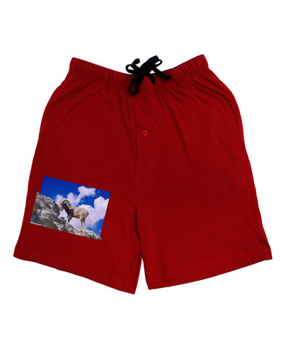 Bighorn Ram Adult Lounge Shorts-Lounge Shorts-TooLoud-Red-Small-Davson Sales